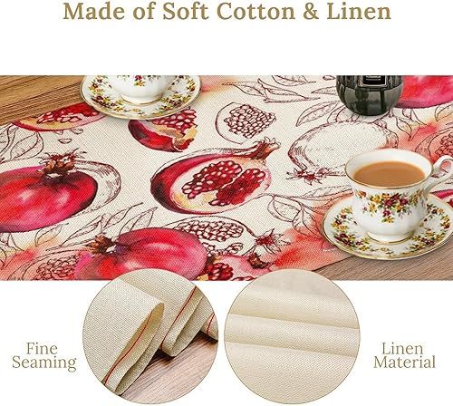 Vista 85 de Camino de mesa de chef de cocina, camino de mesa de chef grueso, decoración de granja, decoración de chef para la cocina, decoración de cocina