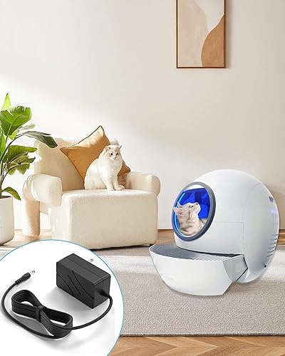 Miniatura 4 de Cable de alimentación de 12 V para LitterMaid LM680C LM980 P-70016, repuesto para caja de arena para gatos autolimpiante automática autolimpiante,