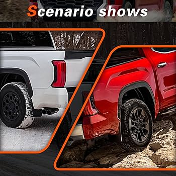 FLARE UP トップス Amazon.com: Hbzxqp 2022 Tundra Mud Flaps Compatible with