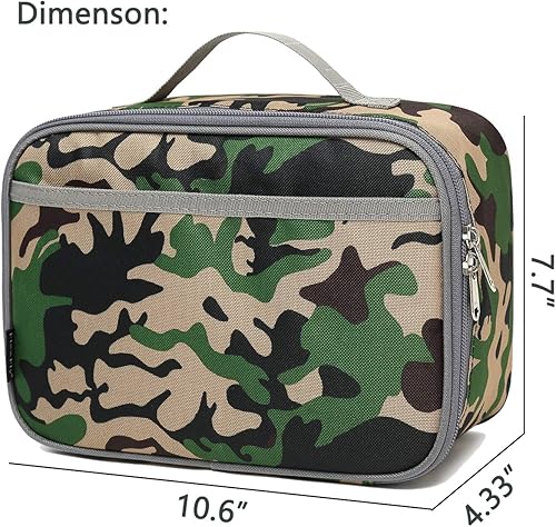 Miniatura 3 de FlowFly - Lonchera infantil, minibolsa suave aislada, minihielera para el regreso a clases, bolsa térmica para comida y alimentos para niñas y niños