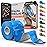 Kinesiology Tape-Incredible Support for Athletic Sports and Recovery + Free Taping Guide - Pre-Cut 2 inch 16.4 feet (Electric Blue Camo + Free Taping Guide, 1 Pack)