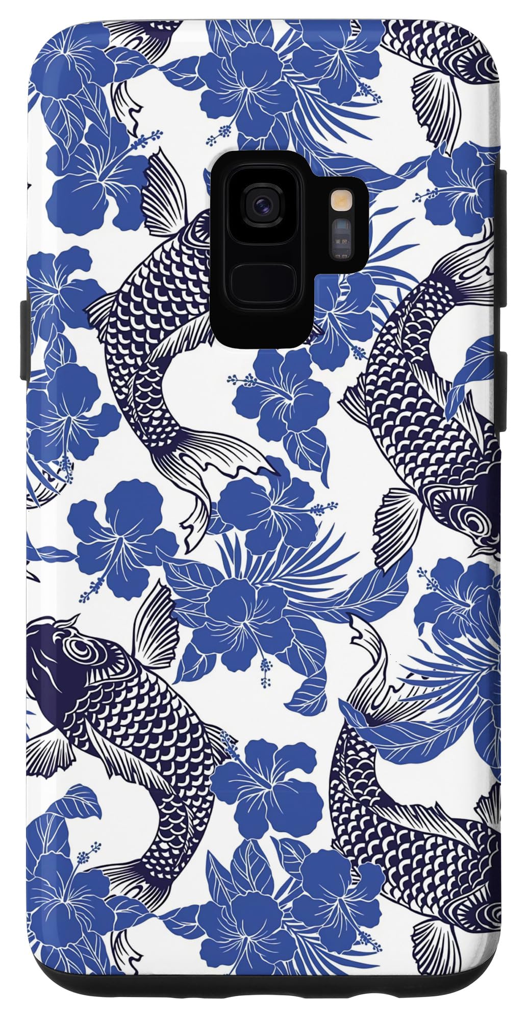 Galaxy S9 Chinoiserie Fish Toile Blue And White Case Desertcart