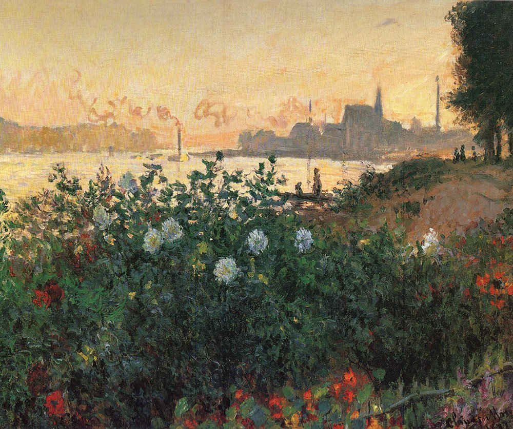 Impression Claude Monet Flowered Riverbank d'une qualité d'archivage mate exceptionnelle