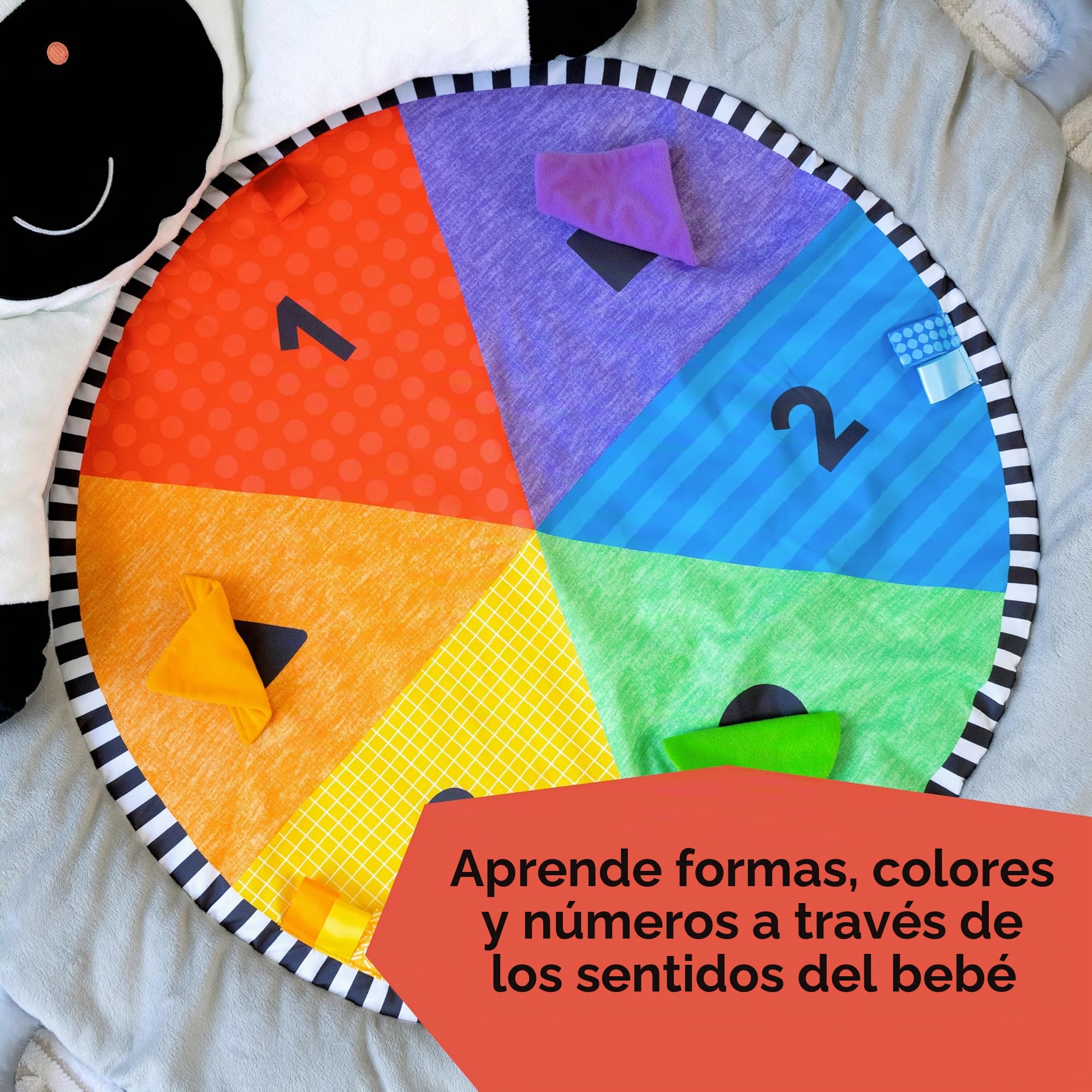 Baby Einstein, Gimnasio de Peluche con Barra de Madera, para bebés y niños pequeños, 0-12 Meses, Lavable a máquina