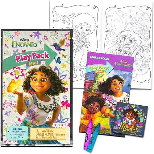 Miniatura 4 de Bendon Paquete de 72 paquetes Grab & Go Play, incluye libros para colorear, crayones y calcomanías, surtido aleatorio para niños y niñas