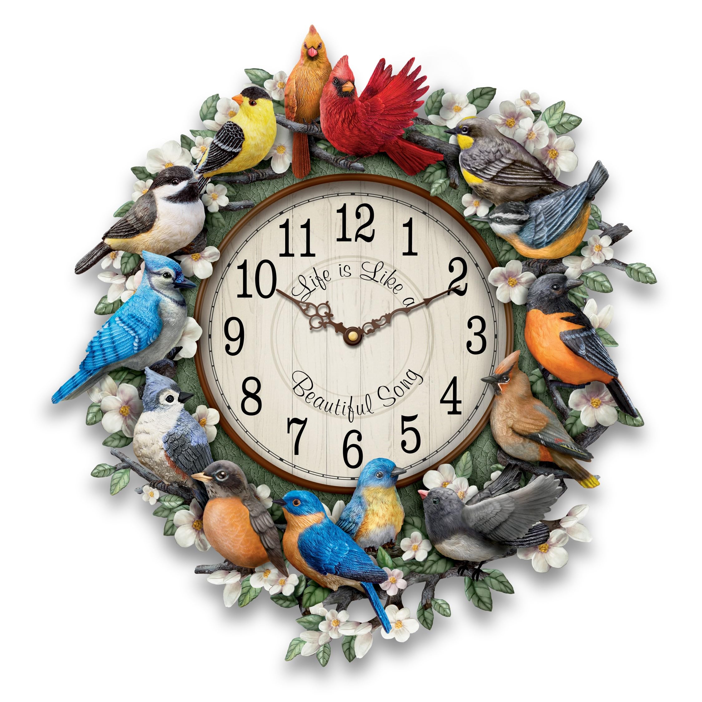 Amazon.com: The Bradford Exchange Songbird Melodies Sculptural