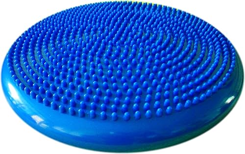 Miniatura 49 de AppleRound Cojín inflable con bomba de mano, tabla de estabilidad de aire (extragruesa), disco de equilibrio de núcleo para adultos, asiento