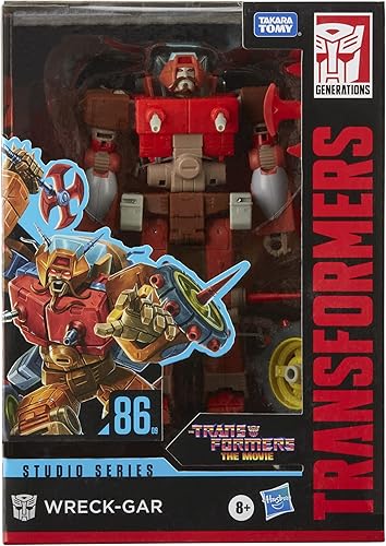 Miniatura 3 de Transformers Toys Studio Series 86-09 Voyager Class The Movie 1986 Wreck-Gar Figura de acción – A partir de 8 años, 6.5 pulgadas