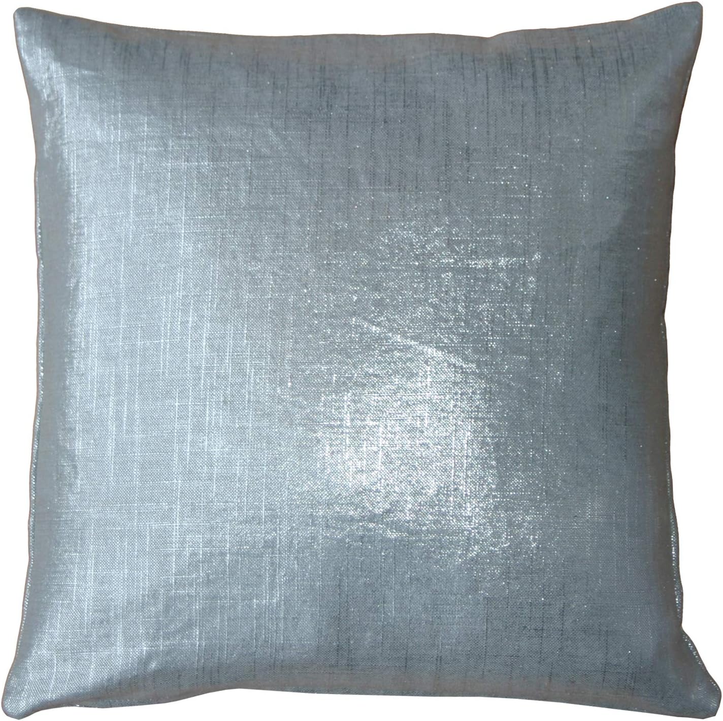 PILLOW DÉCOR Tuscany Linen Platinum Metallic 12x19 Throw Pillow