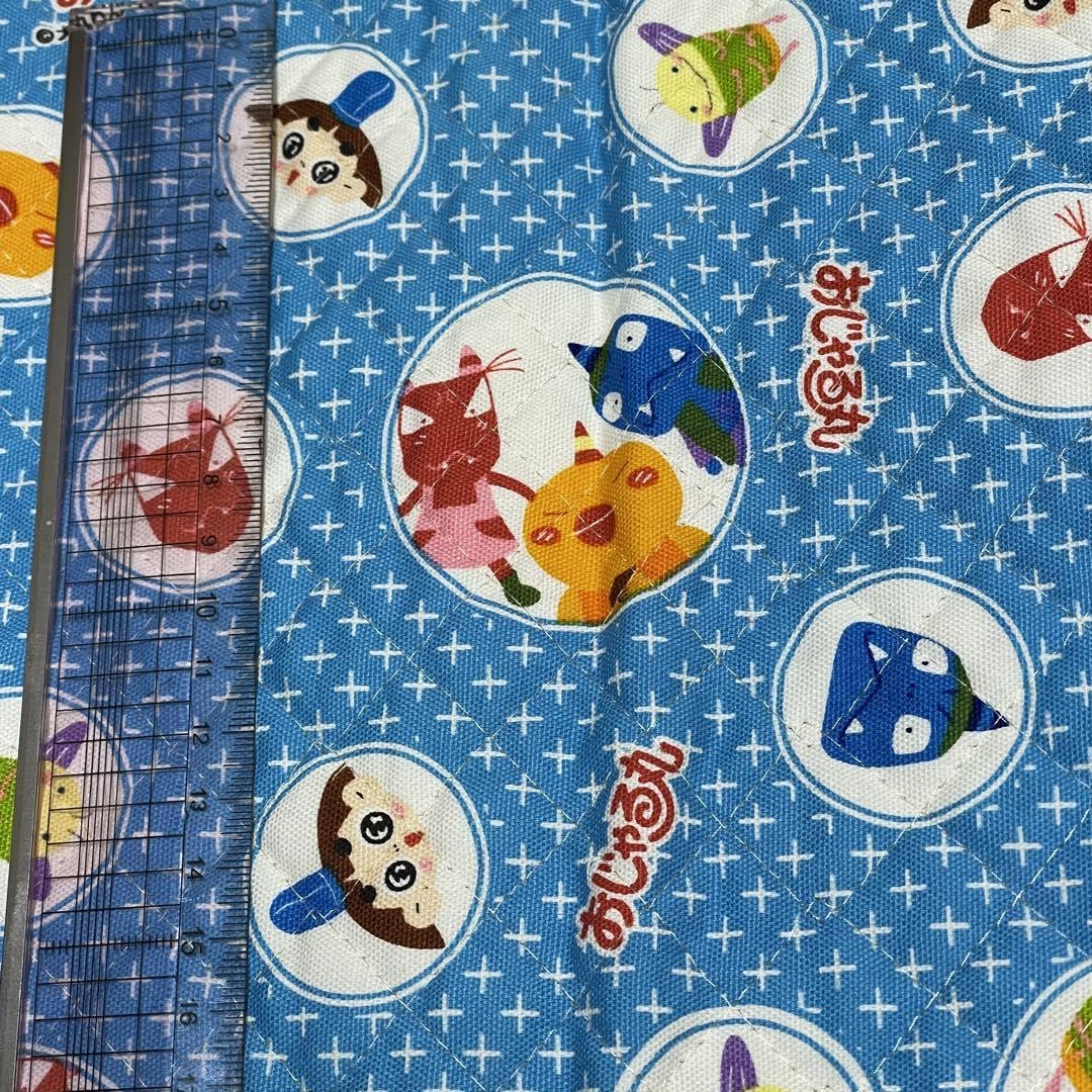 Amazon | おじゃる丸 キルティング 生地 約100×50cm ハギレ | 布