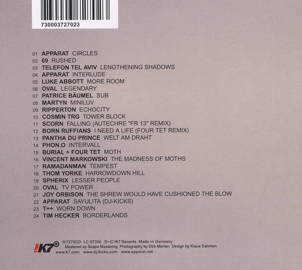 Amazon.co.jp: DJ Kicks: Apparat: ミュージック Amazon.co.jp: DJ Kicks: Apparat: ミュージック