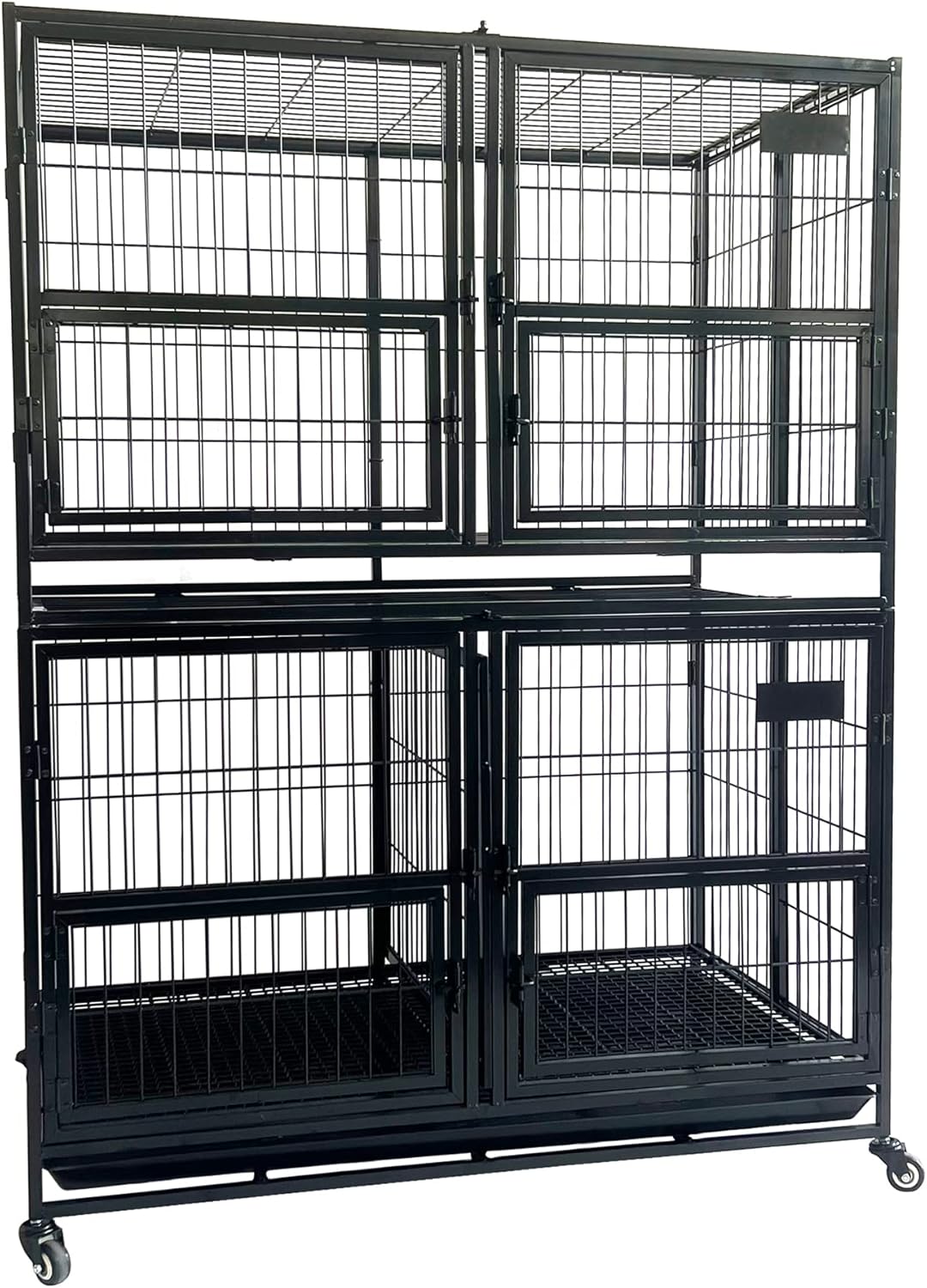 43" STKBES Heavy Duty Dog Cage Large Dog Crate Dog Kennels