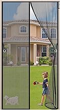 Magnetic Mosquito Net for 130 x 240 cm Magnetic Mosquito Net Prevent Sliding Mosquito Nets Automatic Closing for Doors Bedroom Home – Black