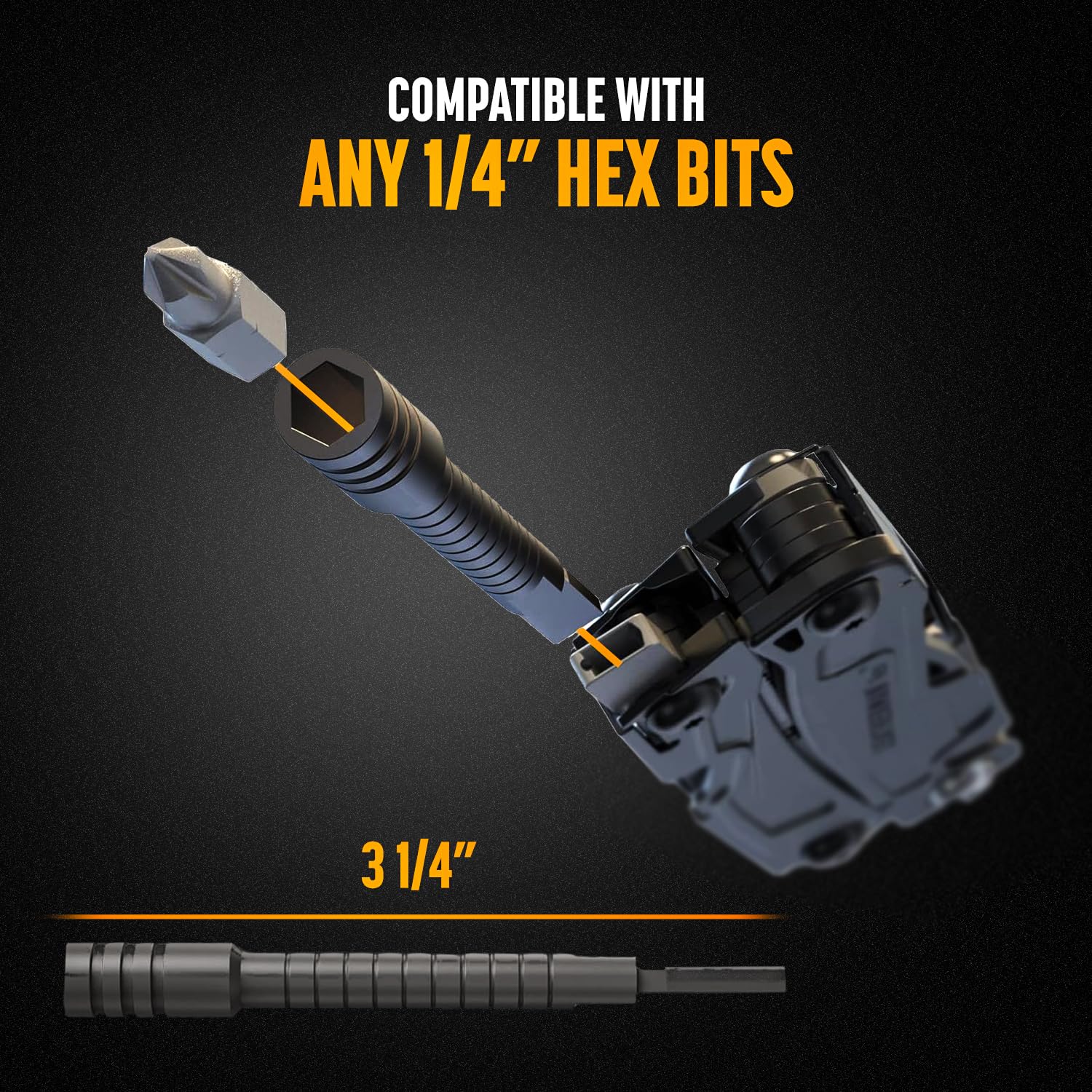 Image secondaire de Adaptateur et Rallonge Galvanox pour Outils Leatherman - Ensemble Pratique