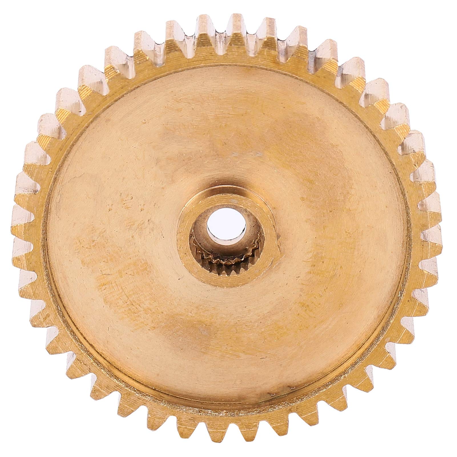 Industrial Brass Spur Gear,Brass Spur Gear,Spur Gear,Spur Gear Brass 40 Tooth for Servo 25 Tooth Spline 0.8 Mod,for Industrial Robot Parts,4305-0025-0040