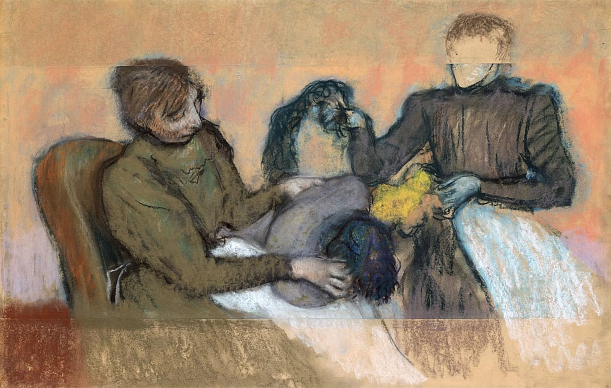 Tableaux Graffiti Art Mural Degas 60x90cm poster impression salon - 5