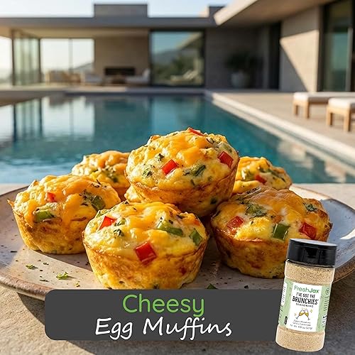 Miniatura 4 de FreshJax Mezcla orgánica de condimentos para desayuno I've Got the Brunchies (botella de 4.5 onzas) sin OMG, sin gluten, keto, paleo, sin