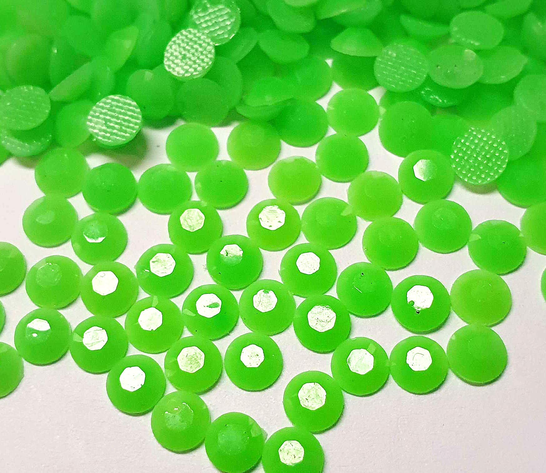 Hotfix Glitter Stones 3mm 4mm 5mm - Self-Adhesive Rhinestones For Ironing Or Gluing, Neon Colors
