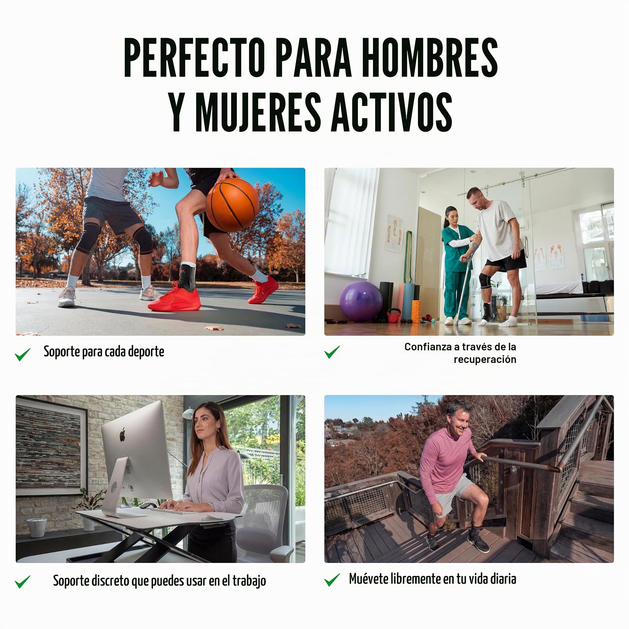 McDavid 195 Estabilizador de tobillo con cinta Unisex adulto