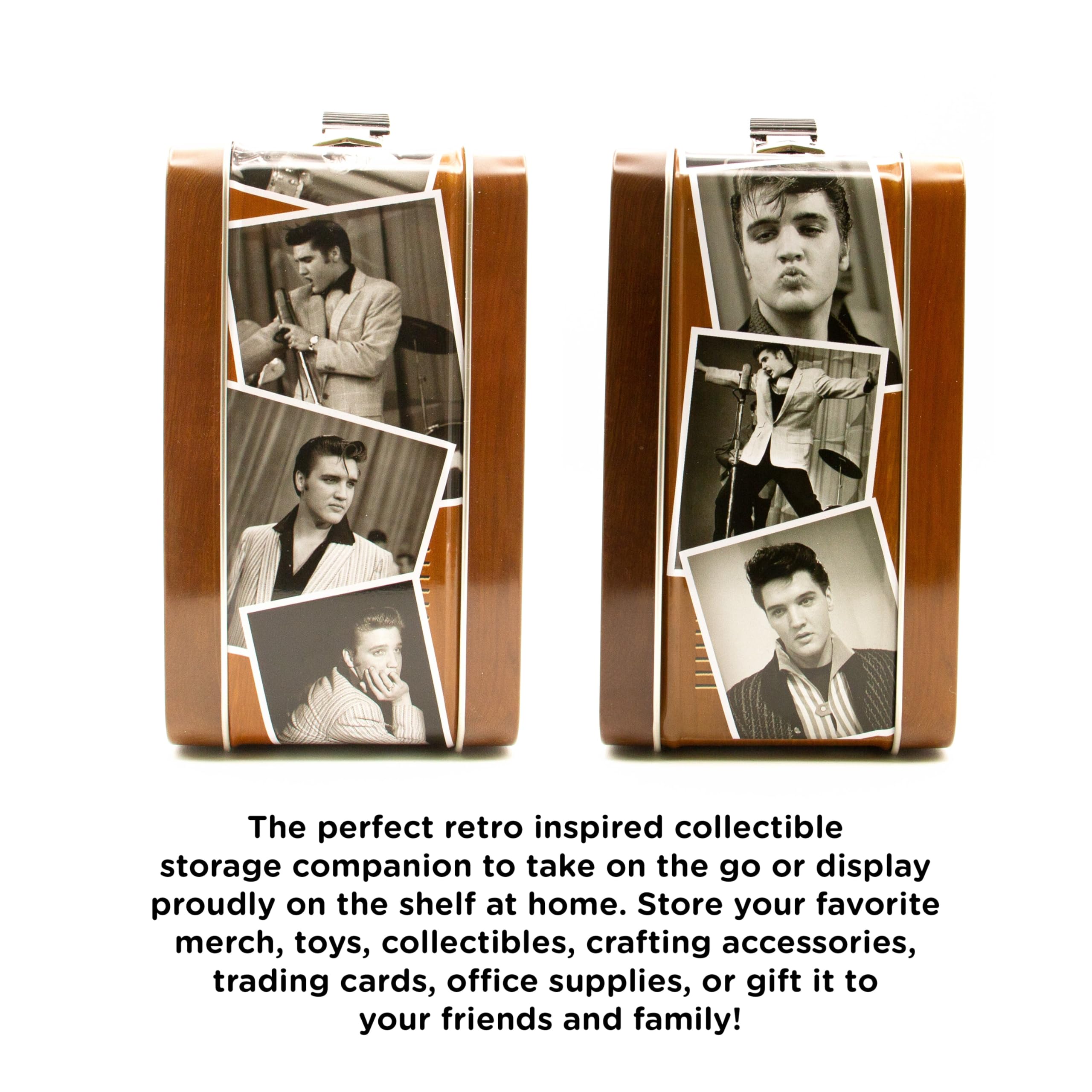 Amazon.com: Aquarius Elvis TV Fun Box - Sturdy Tin Storage Box