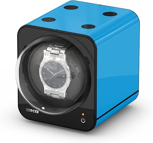 Boxy Fancy Brick Watch Winder Review 1 Boxy Fancy Brick single automatic watch winder with gloss finish and dome cover