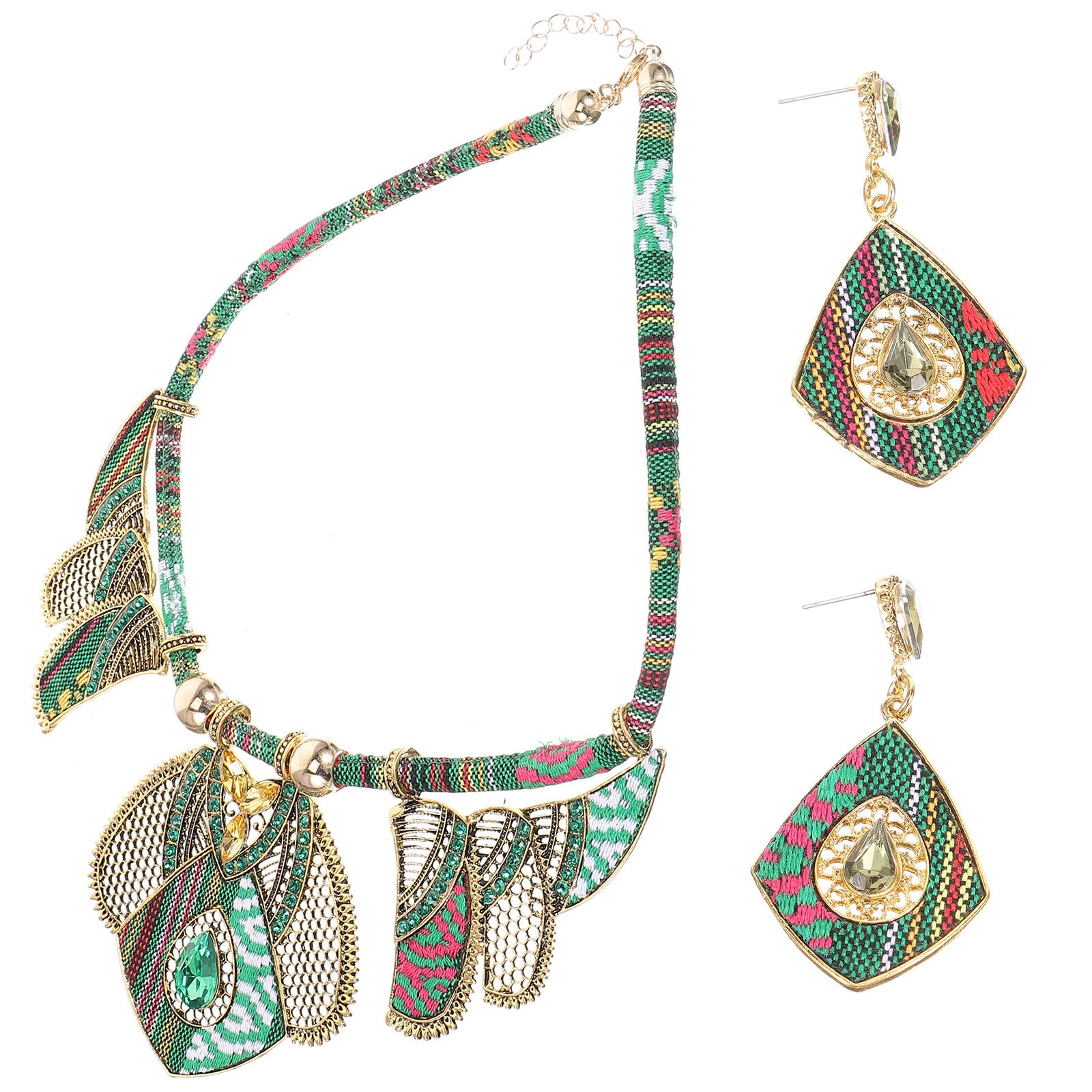 Conjunto de collar y pendientes boho ideal como regalo de aniversario 8