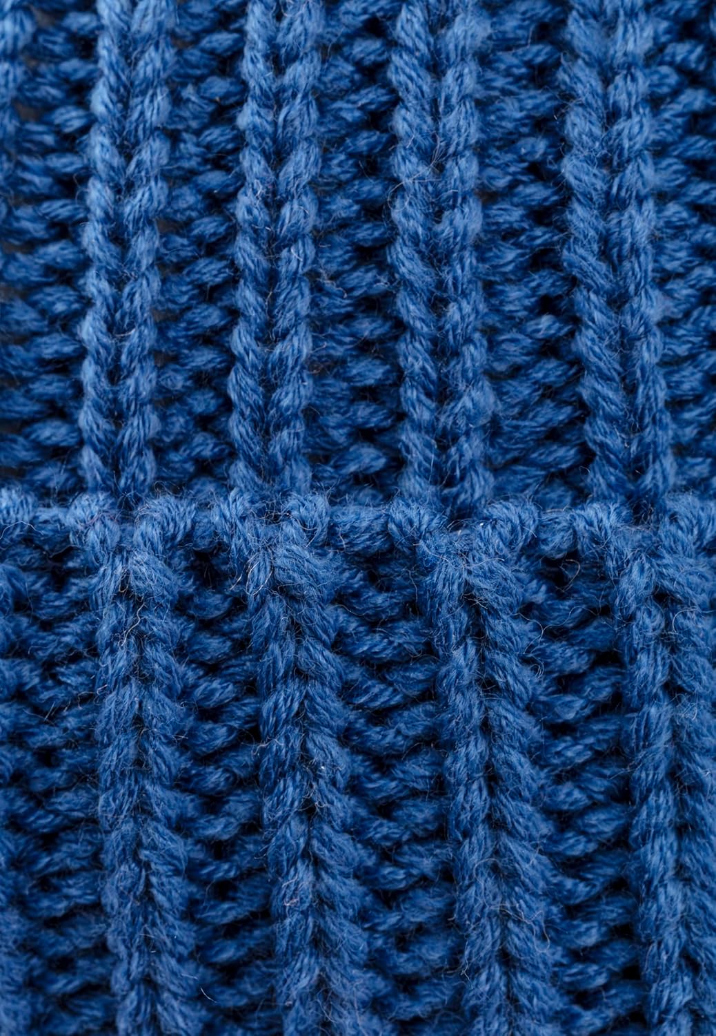 Strickmütze mit Umschlag