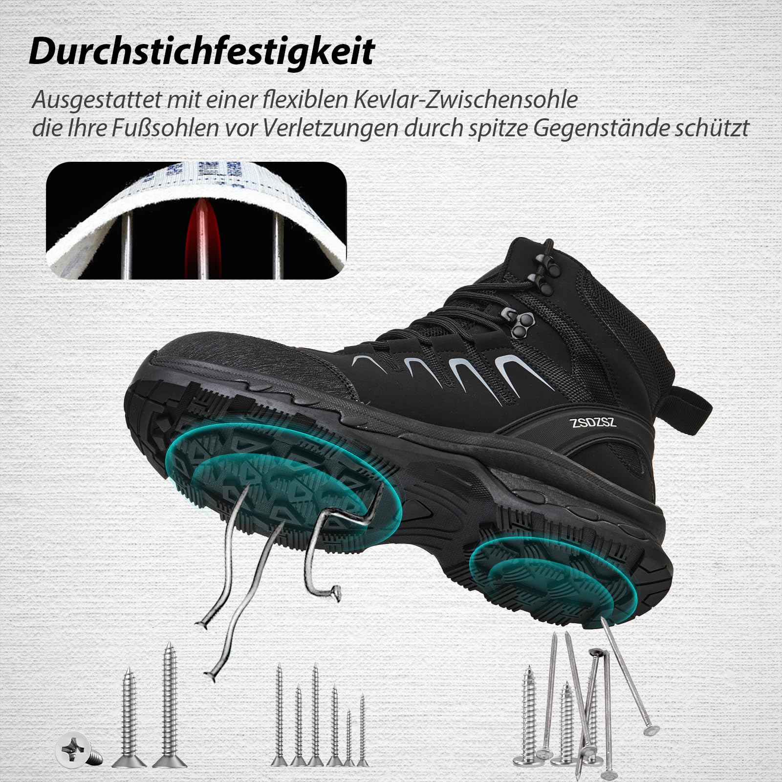 Zapatos de Seguridad Hombre Zapatos de Trabajo Mujer