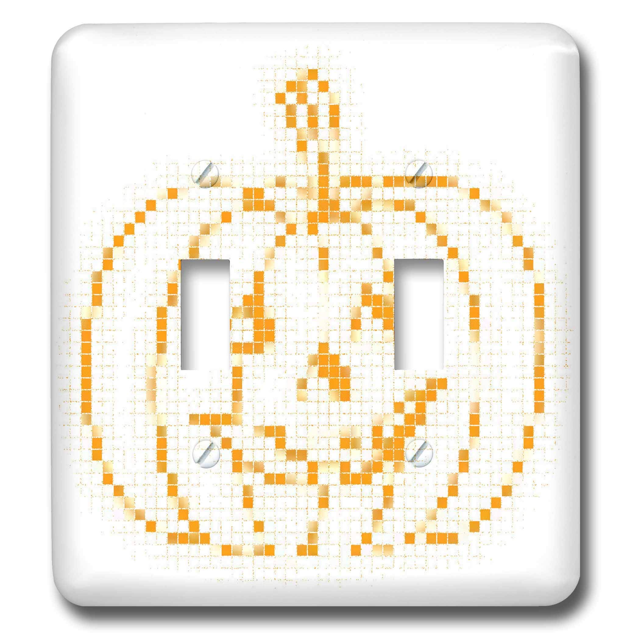 Interrupteur à baïonnette Halloween pumpkin orange 3dRose LSP_27862_2 pour déco murale originale
