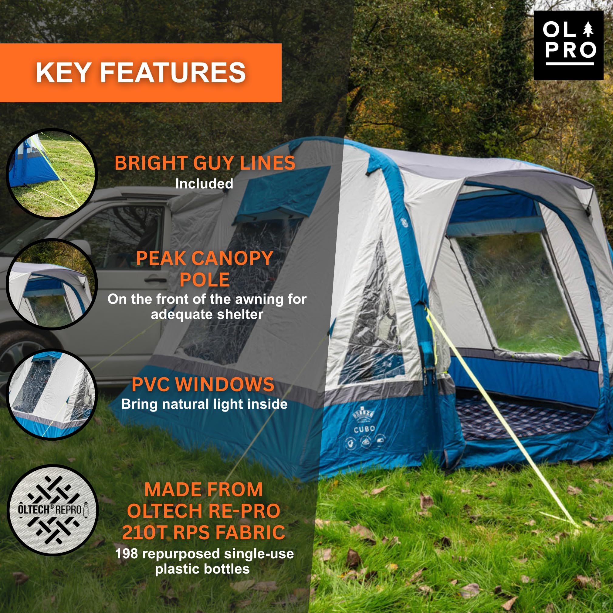 OLPRO Outdoor Leisure Products Cubo Breeze v2 3.1 x 3.1m