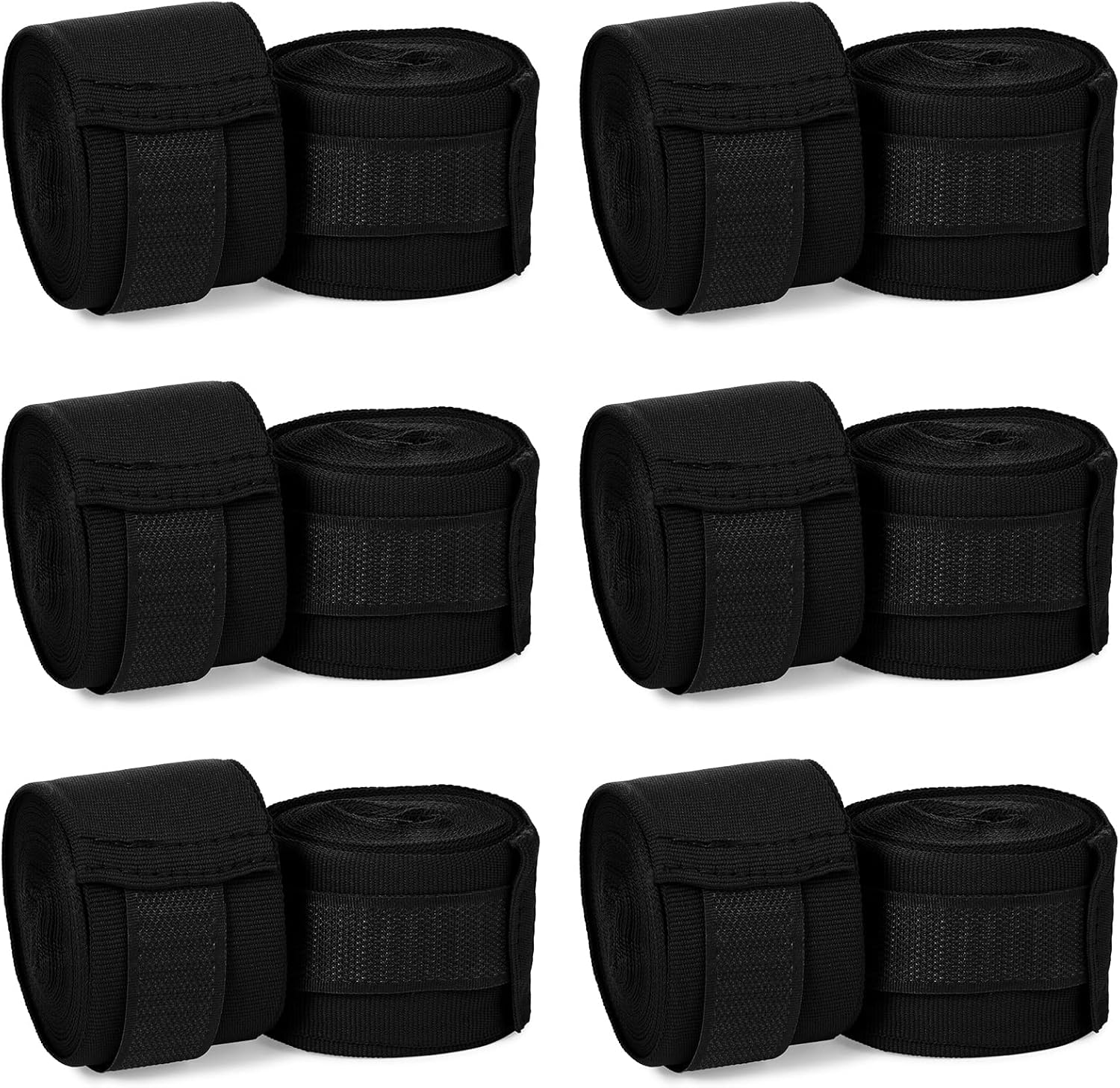 Junkin 6 Pairs Boxing Hand Wraps Boxing Wraps Wrist Wraps