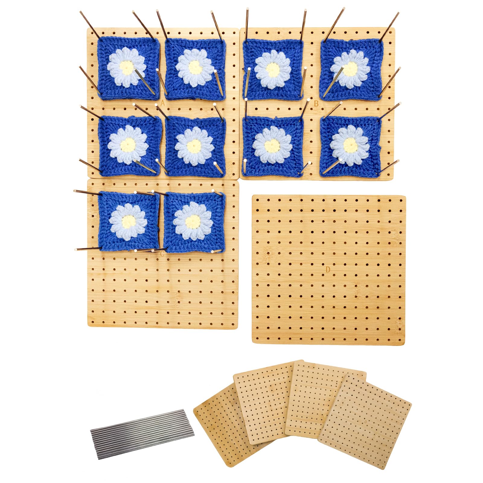 Iswabard Magnetic Splicing Crochet Blocking Board