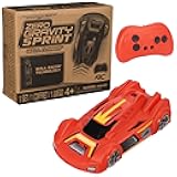 Air Hogs, Zero Gravity Sprint RC Car Wall Climber, Red USB Micro B Rechargeable Indoor Wall Racer, Over 4-Inches, Kids Toys for Kids Ages 4 and up