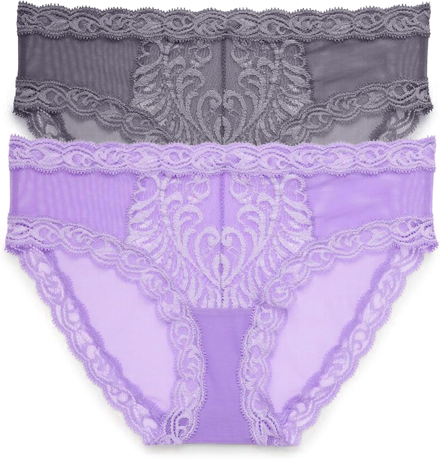 Natori Women's Feathers Lace Hipster 2 Pack 753023P2