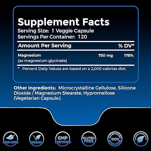 Miniatura 2 de Suplemento de berberina 1500 mg - Berberina liposomal con canela de Ceilán  Cápsulas de glicinato de magnesio - 750 mg - Suplemento de magnesio