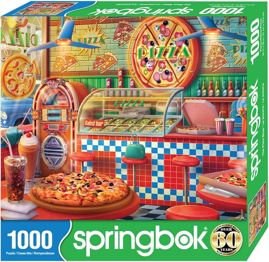 Amazon | Springbok's Pizza Shop 1000ピース ジグソーパズル 大人用