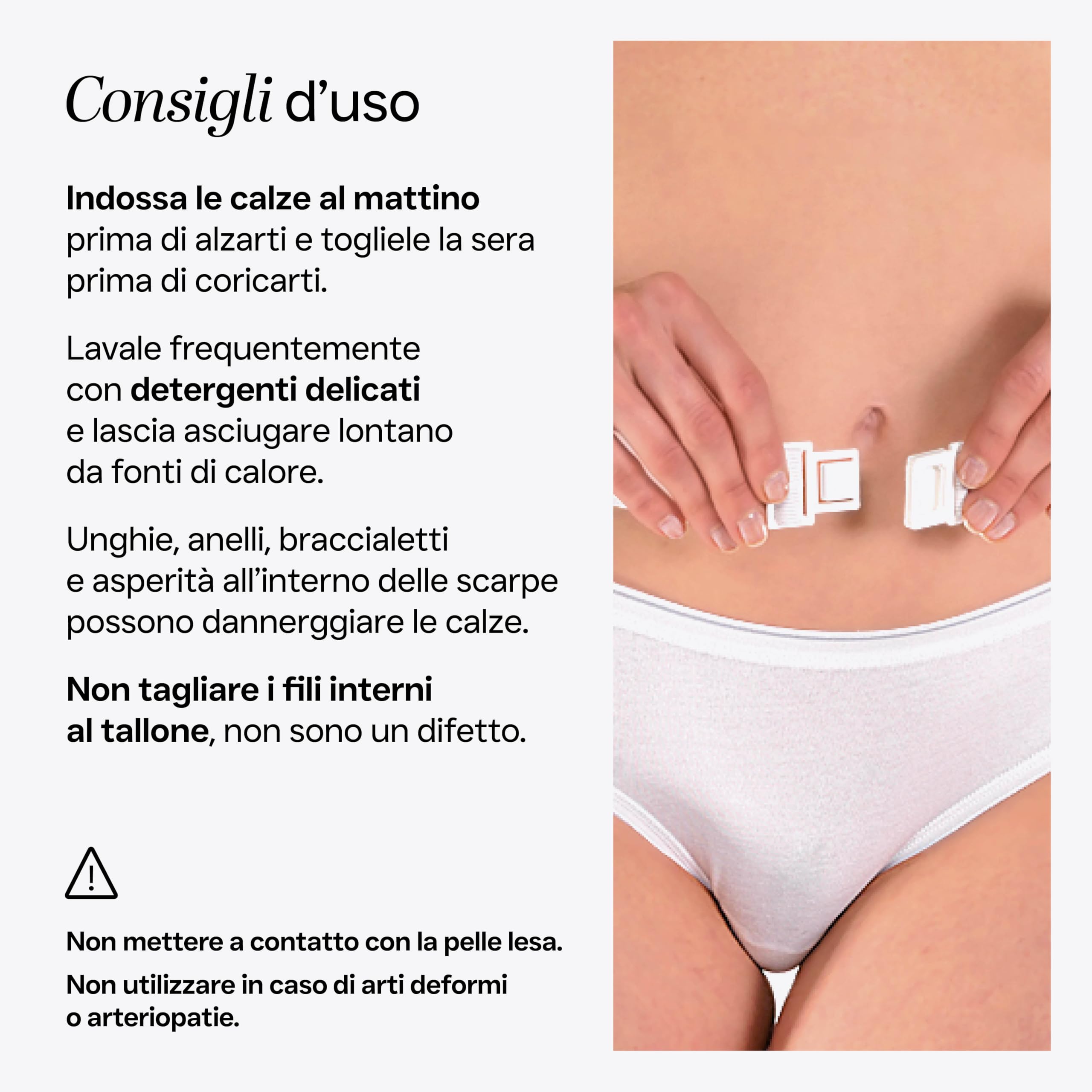 REVÉE Calze a Compressione Graduata Monocollant Unisex, Calze Antitrombo Post-Operatorie dalla coscia al piede, Elastiche e Compressive, Con Foro d’Ispezione