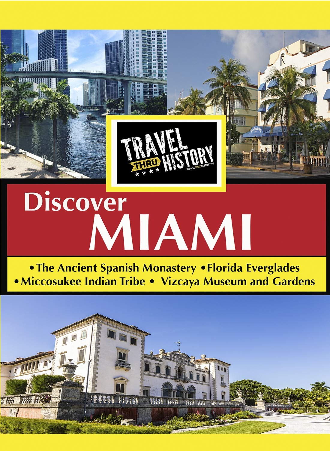 DVD de Miami USA de Travel Thru History para descubrir la cultura americana en casa