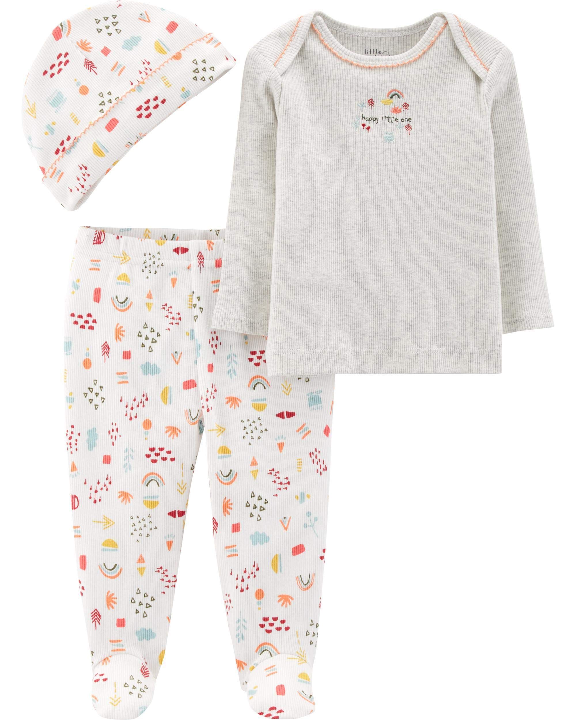 Carter'sCarters 3-Piece Certified Organic Take-Me-Home Set