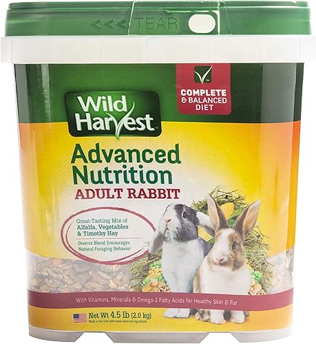 Wild Harvest Wh-83544 Wild Harvest - Dieta nutricional avanzada para conejos 45 libras Wild Harvest Wh-83544 Wild Harvest - Dieta nutricional avanzada para conejos 45 libras