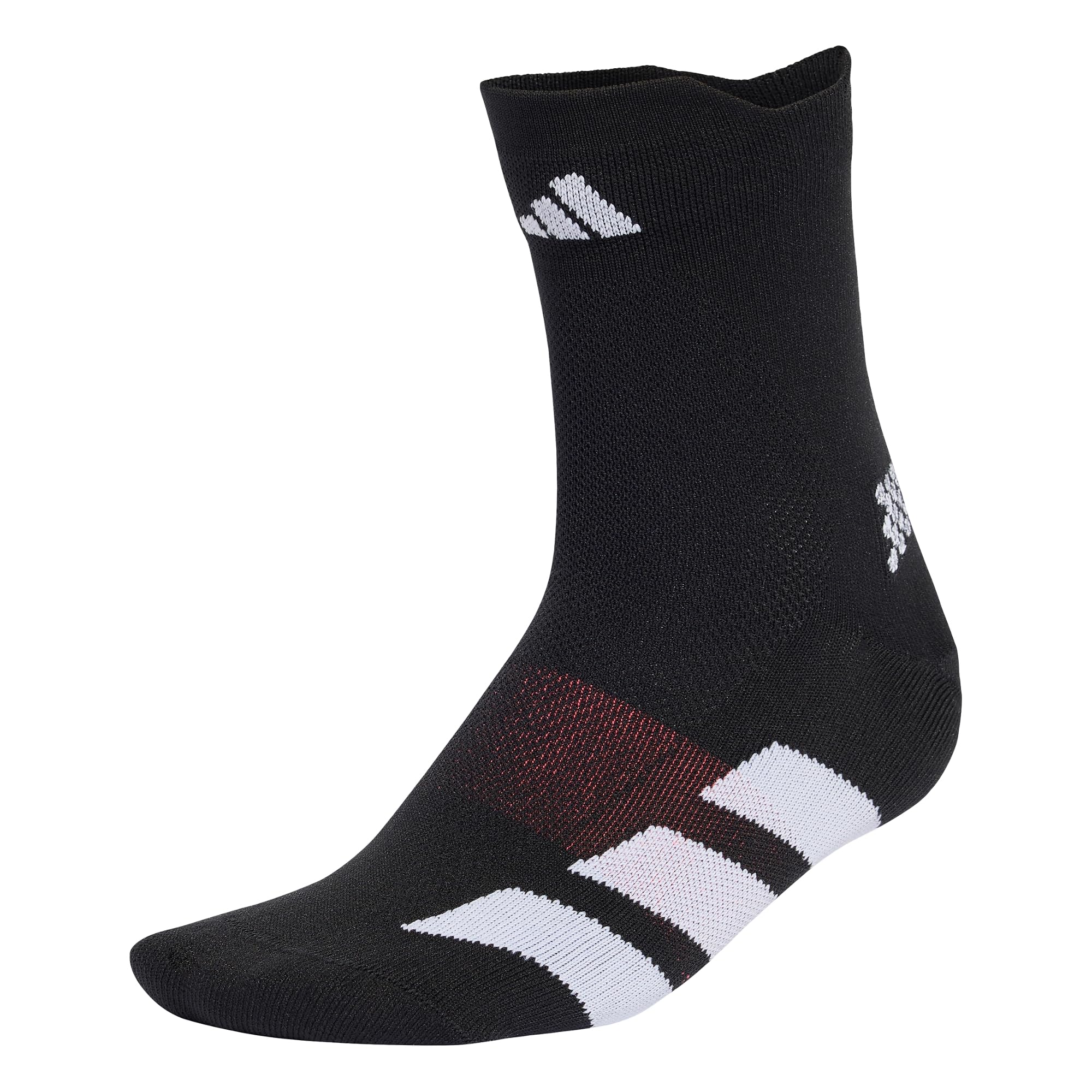 adidas Unisex Running Adizero Quarter Sock Socks, black/white, M