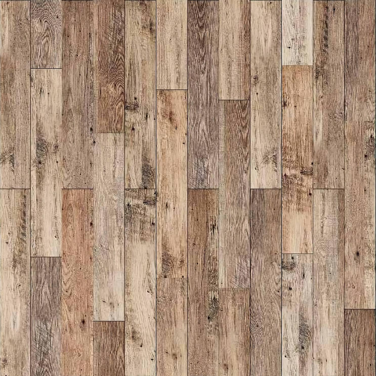 Wood Peel and Stick Wallpaper Light Brown Wood Plank Wallpaper Faux Wood Grain Self Adhesive Wall Paper for Cabinet Countertop Shelf Wall Decor
