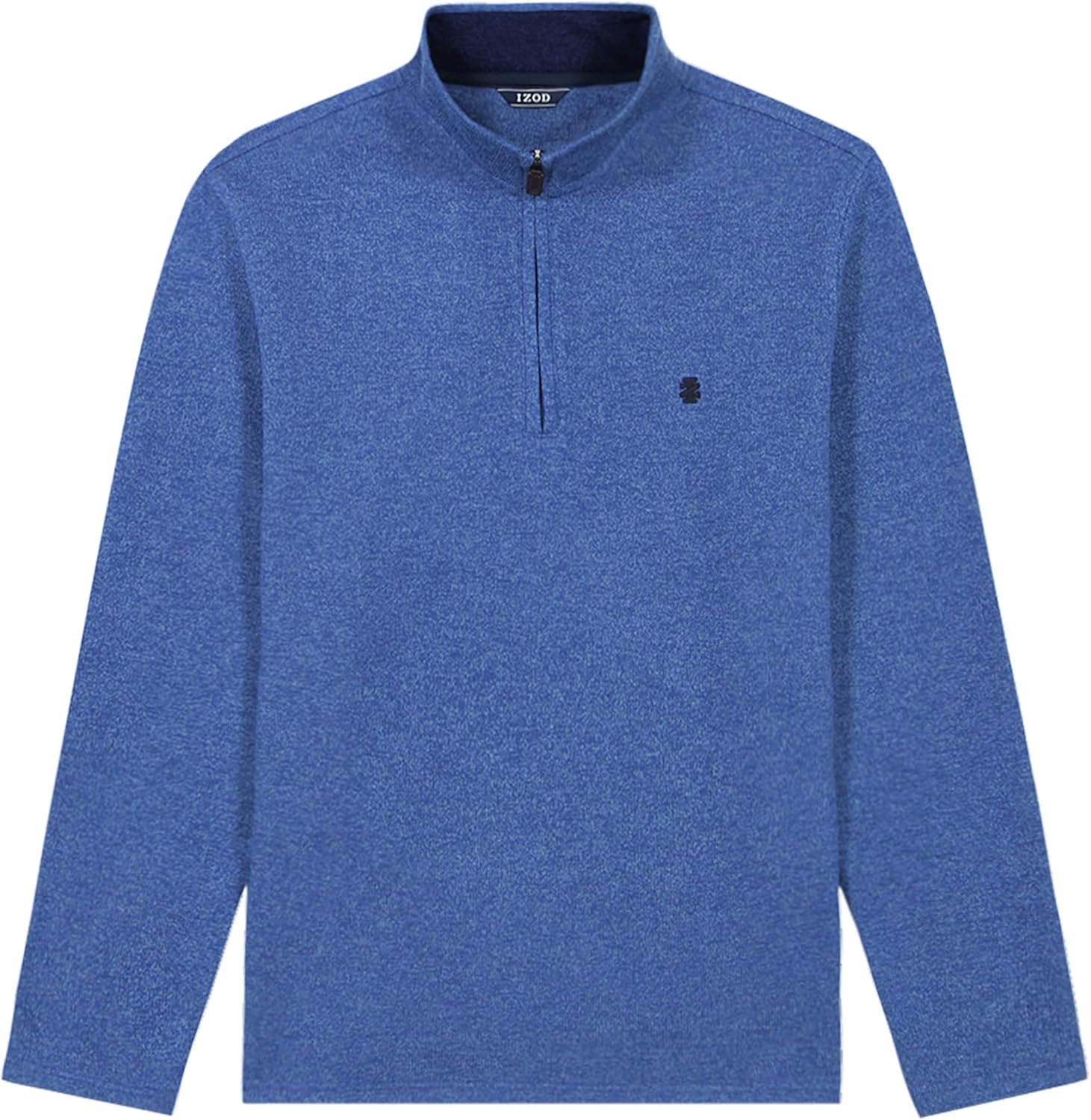 SWEATER FLEECE QUARTER ZIP - LT GREY HTHR - Image 4