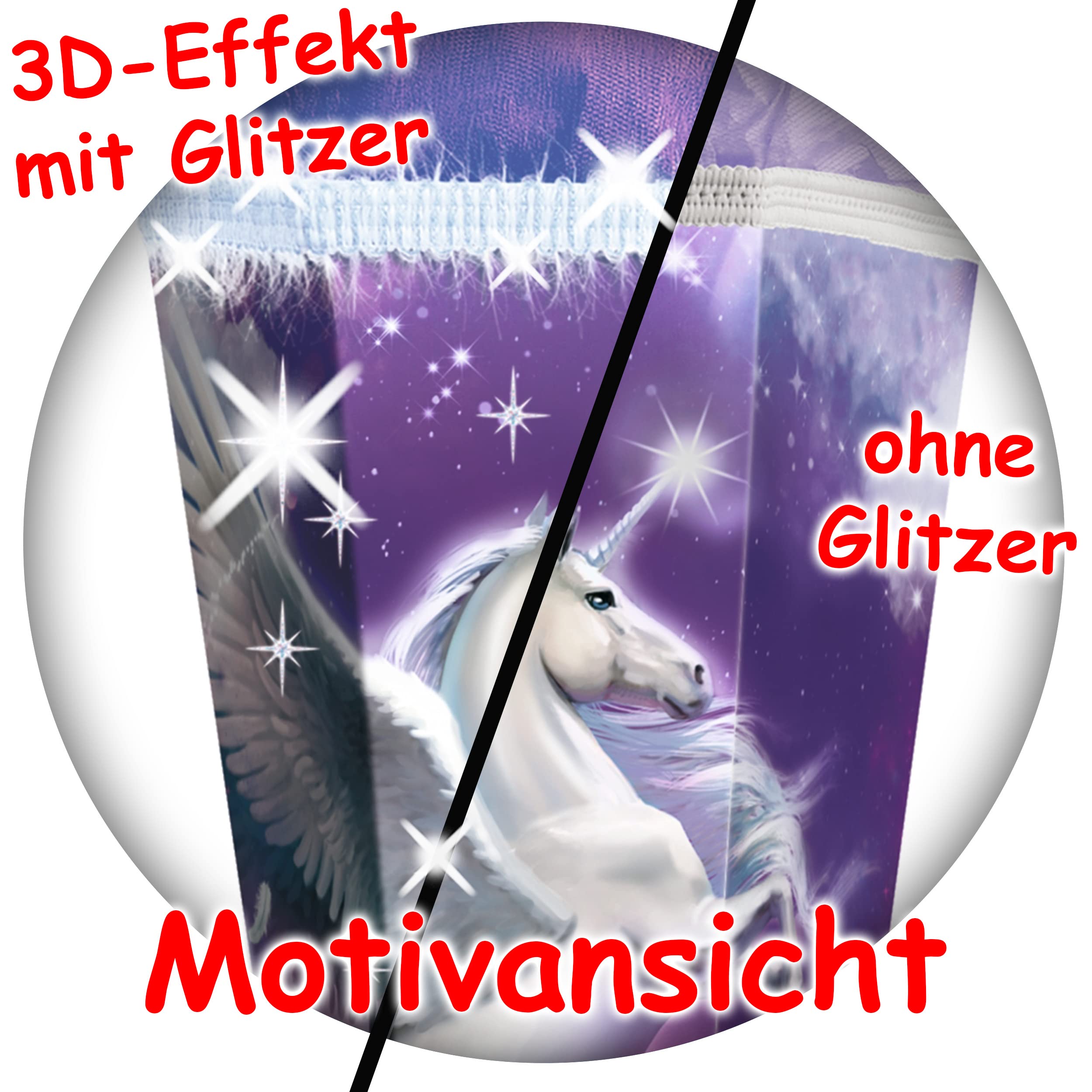 alles-meine.de GmbH School Cone Magic Pegasus/Unicorn 35-85 cm Choice of  Sizes with/without Wooden Tip Including Name + Closure Bow - Sweets Bag -  Tulle Closure / Felt: Amazon.de: Toys