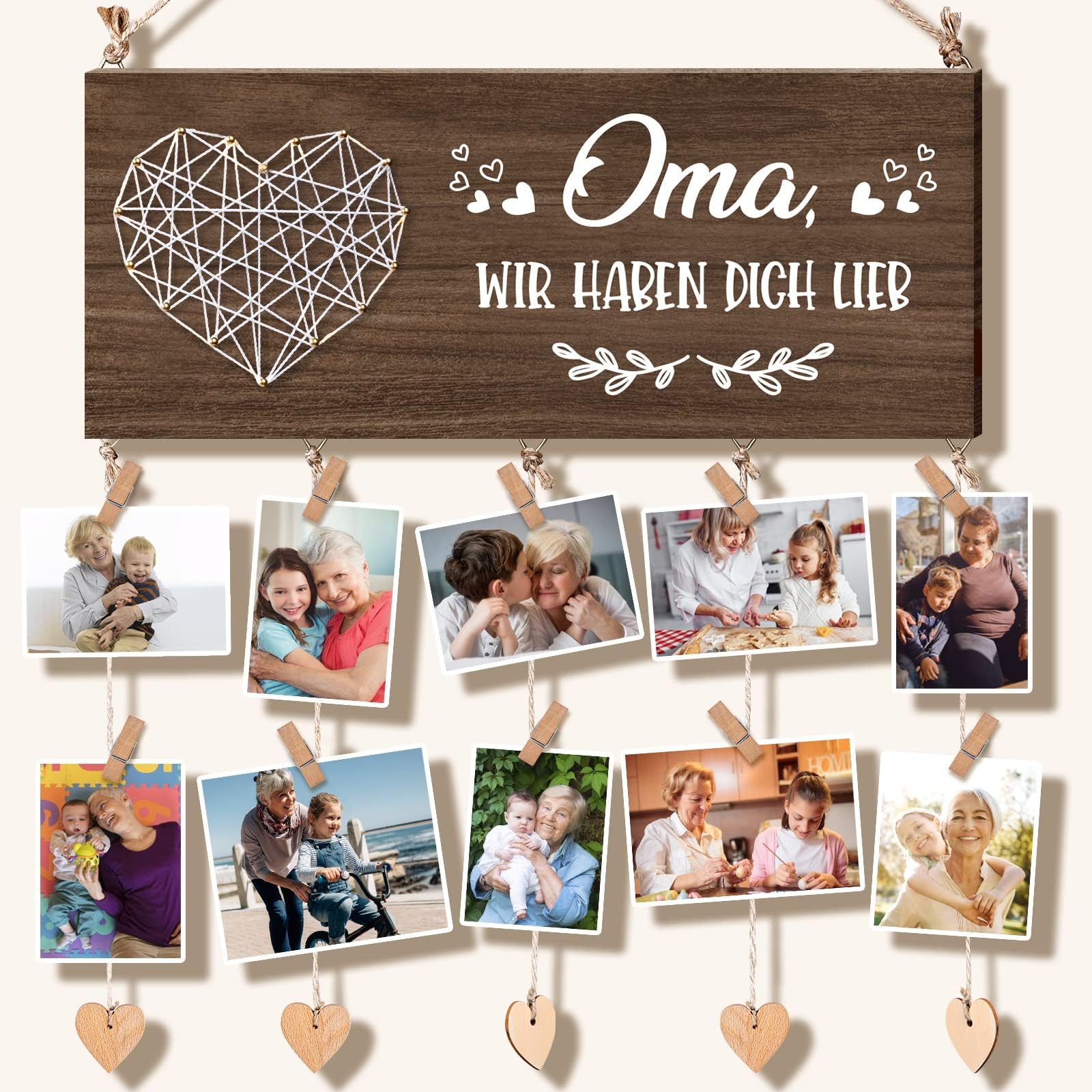Silberner 5x7 Oma Foto Bilderrahmen – Geschenk Für Oma, Muttertag, Geburtstag – SpokenGifts Silberner 5x7 Oma Foto Bilderrahmen – Geschenk Für Oma, Muttertag, Geburtstag – SpokenGifts