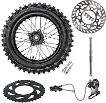80/100-12 3.00-12 Tube de pneu arrière de 15 mm pour moto tout-terrain
