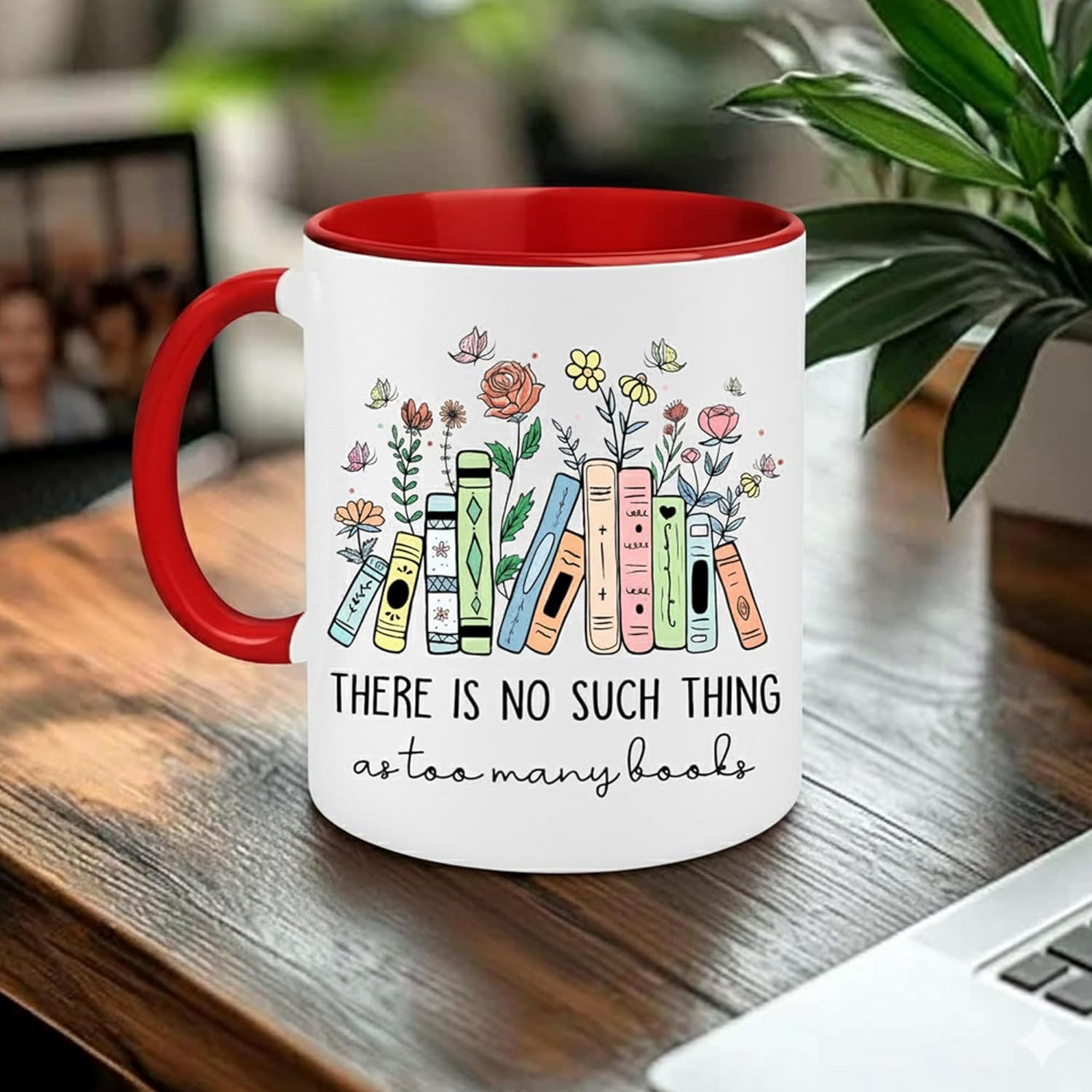 Gift For Book Lover - Books Coffee Mug - Book Lovers Gifts for Women - Gift For Librarian - Bookish Bookworm Cup - Reading Cup - Birthday Gifts For Reader, Writer - Image 5