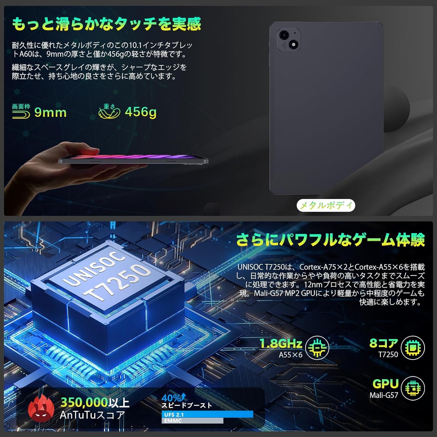 Amazon.co.jp: 【2026新登場 Android 16 タブレット 10インチ