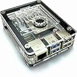 C4Labs Raspberry Pi5 Black Ice Case | Button for Power | Black Ice