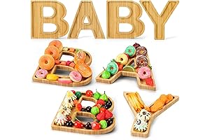 Adorable Baby Shower Wooden Charcuterie Board